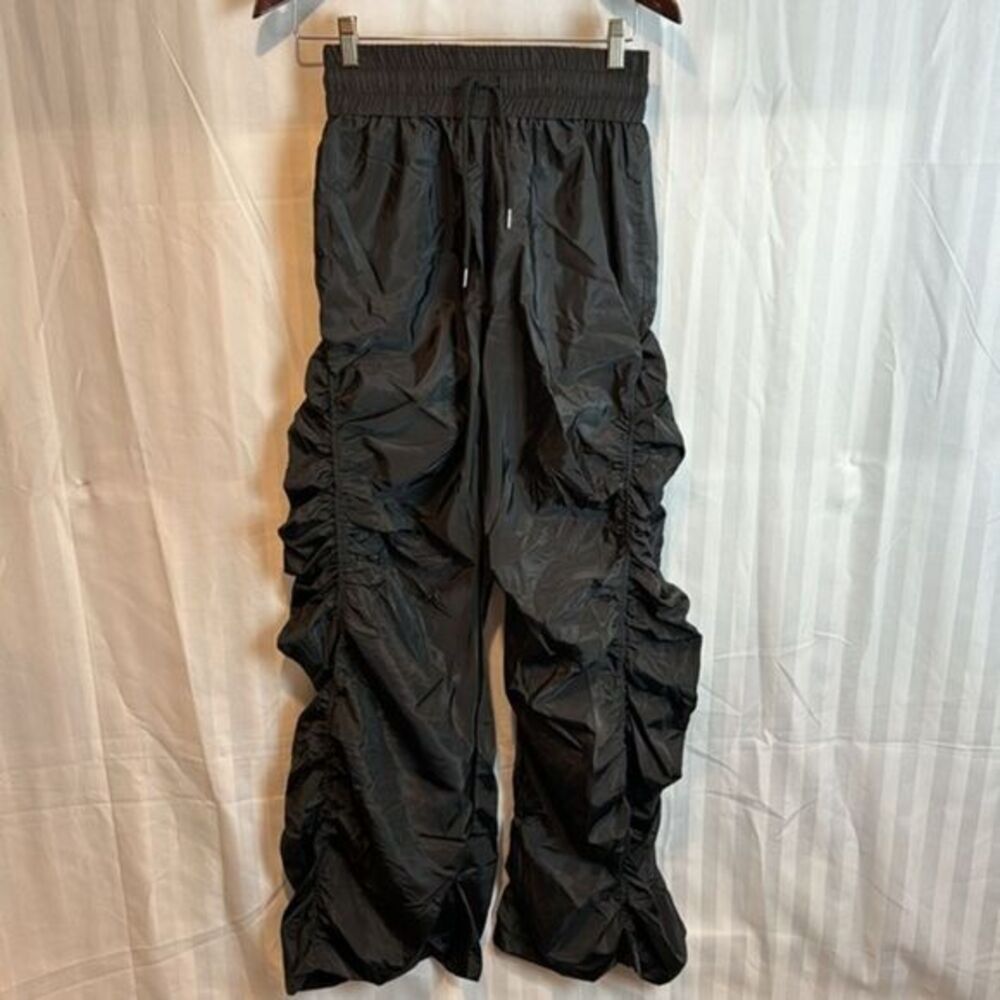 Micas Y2k Kpopstyle Style Gathered Drawstring‎ Wide Leg Cargo Pants Size M - Picture 11 of 16